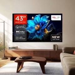 TCL 43P7K-UK 43" 4K QLED Direct LED HDR Google TV