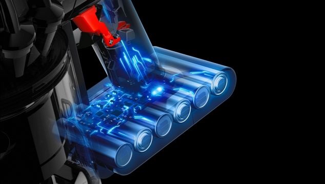 Six-cell energy-dense battery.